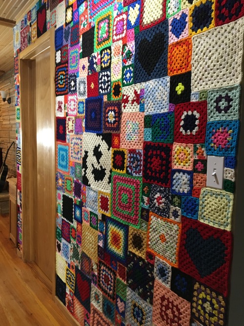 Crochet wall, 2020