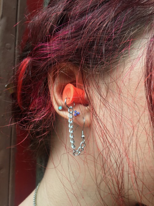 Earplug earrings, 2018